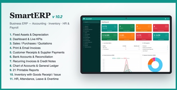 SmartERP - Business ERP Solution / Product / Shop / Company Management