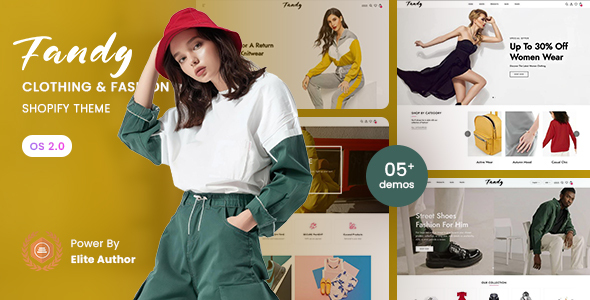 Fandy - Clothing & Fashion Responsive Shopify 2.0 Theme