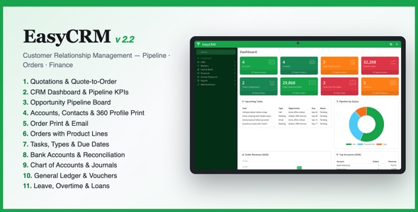 EasyCRM - Awesome Powerful Open Source CRM