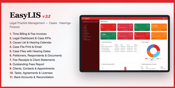 EasyLIS - Legal Information System/Law Office