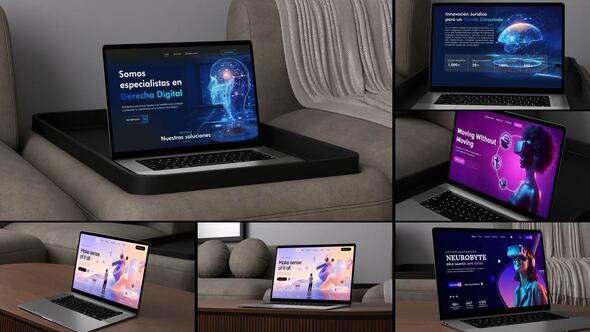 Laptop Mockup MOGRT