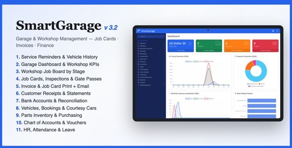 SmartGarage - Garage / Workshop Management System