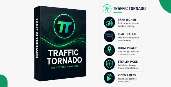 Traffic Tornado | SEO Organic Website Traffic Windows App