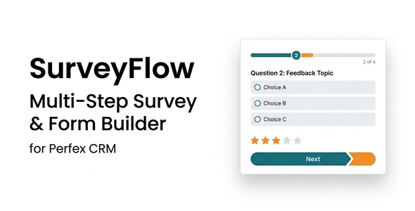 SurveyFlow – Multi-Step Survey & Form Builder for Perfex CRM