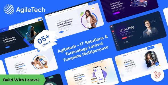 AgileTech - Laravel - IT Solutions & Technology Template Multipurpose