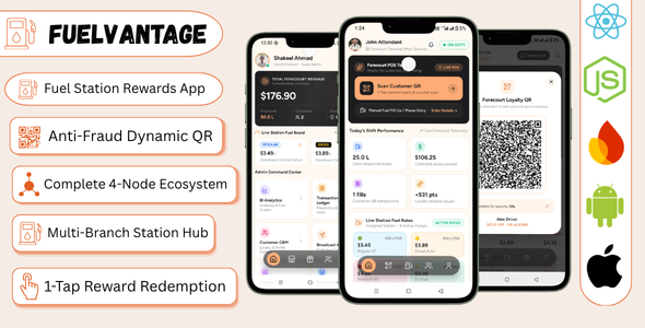 FuelVantage | Fuel Station Rewards React Native App