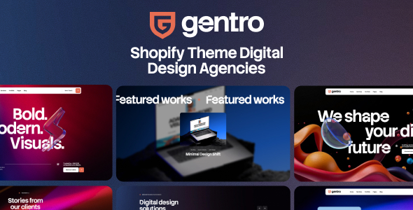 Ap Gentro – Digital Design Agencies Shopify Theme