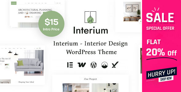 Interium - Interior Design & Architecture WordPress Theme