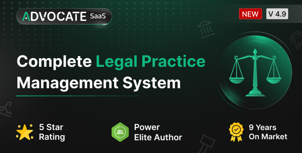 Advocate SaaS - Legal Practice Management