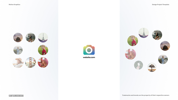 Vertical Minimal Logo Reveal - Vertical Photo Animation Logo Reveal