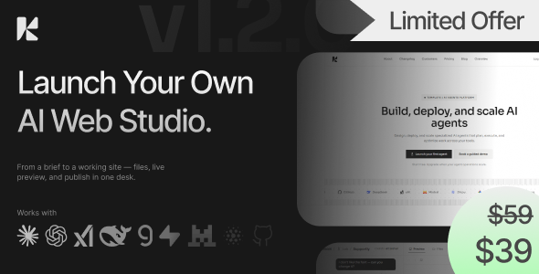 Krikkit – AI Website Builder SaaS Platform for Prompt-Based Site Generation