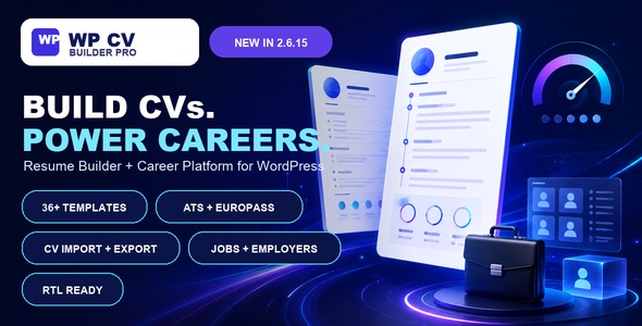 WP CV Builder - WordPress Resume Builder - Resume Maker - CV Maker
