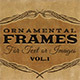 Ornamental Frames Vol.1 - GraphicRiver Item for Sale