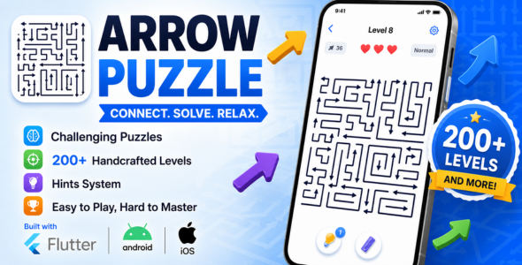 Arrow Puzzle | Arrow Logic Game with 200+ Levels