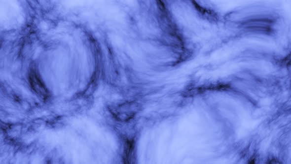 Blue Ink Smoke Motion Liquid Animated Background