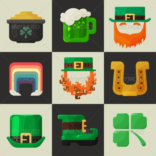 St. Patricks Day Icons
