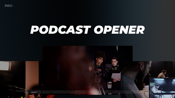 Podcast Opener - for  After Effects
