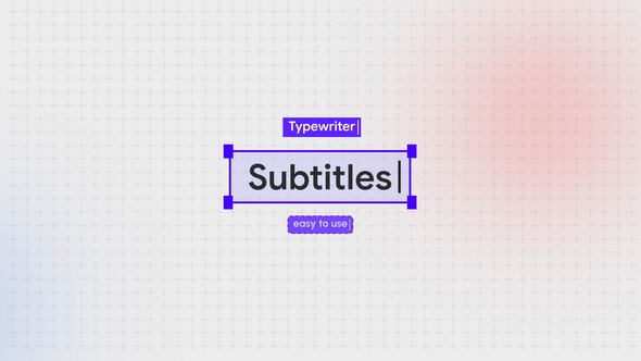 Typewriter Subtitles