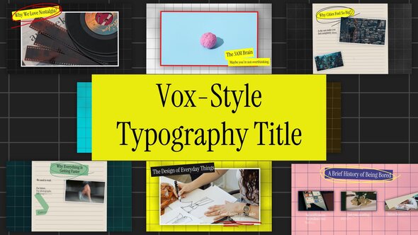 Vox Style Typography Title