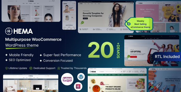 Hema – Multipurpose WooCommerce WordPress Theme
