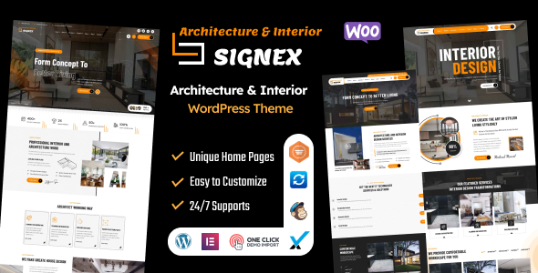 Signex - Architecture & Interior Design WordPress Theme