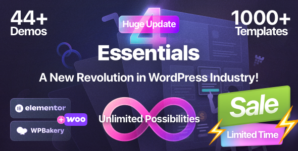 Essentials | Multipurpose WordPress Theme
