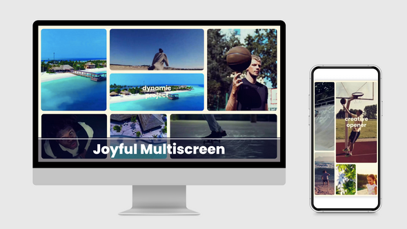 Collage Multiscreen Vertical | MOGRT