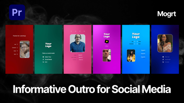 Social Media Outro - Mogrt