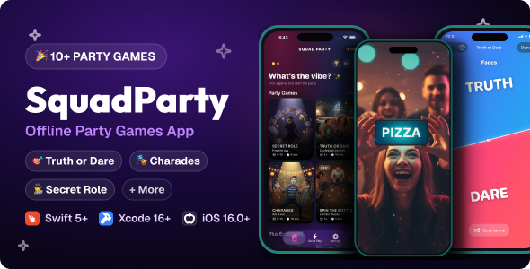 SquadParty – Ultimate Party Games iOS App