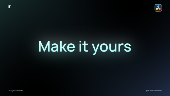 Light Text Animation