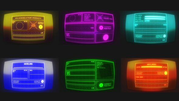Retro CRT Music Visualizer
