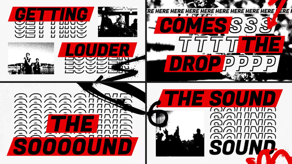 Industrial Dubstep Typography