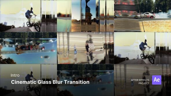 Reels - Cinematic Glass Blur Transitions