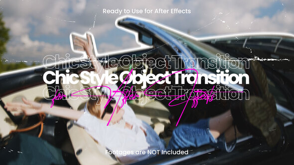 Chic Style Object Transition for After Effects