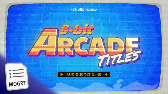 8-bit Arcade Titles V2 | MOGRT