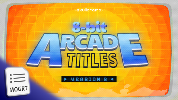 8-bit Arcade Titles V3 | MOGRT