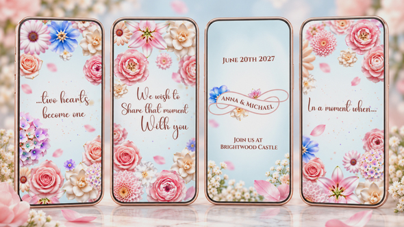 Floral Wedding Invitation