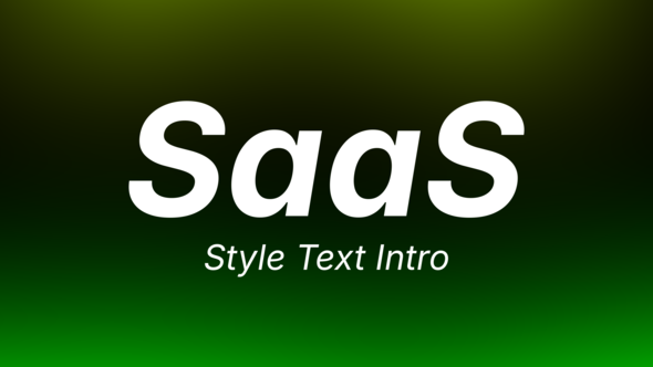 Saas Text Intro + Vertical
