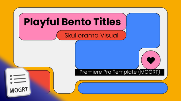 Playful Bento Titles | MOGRT