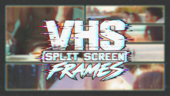 VHS Split Screen Frames