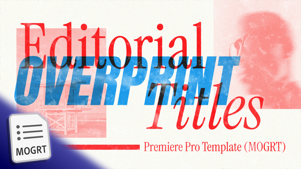 Editorial Overprint Titles | MOGRT