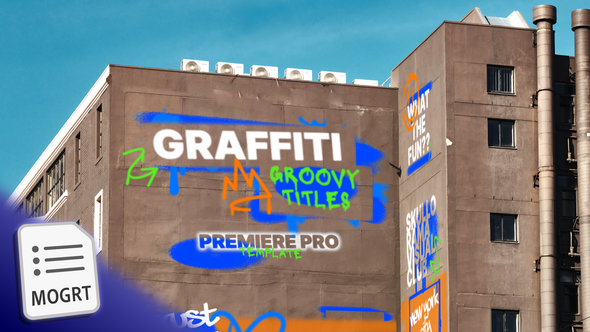Graffiti Groovy Titles | MOGRT