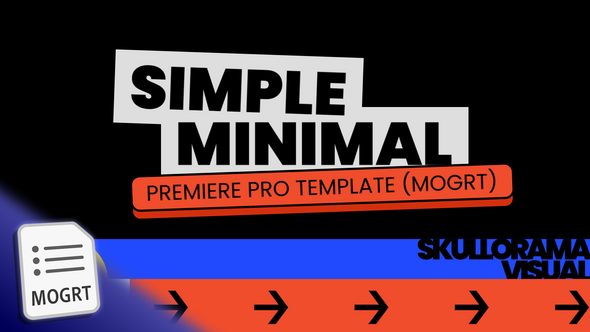 Simple Minimal Titles | MOGRT