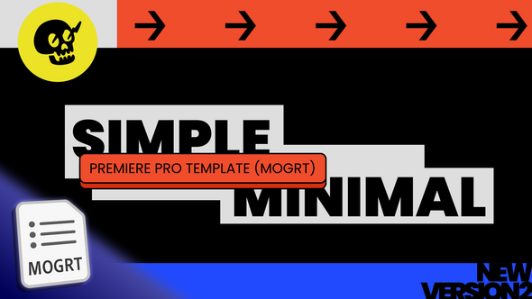 Simple Minimal Titles V2 | MOGRT