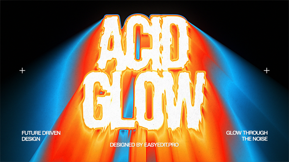 Acid Glow Typography