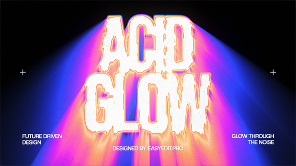 Acid Glow Typography | MOGRT