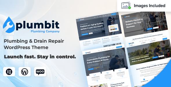 Plumbit - Plumbing WordPress Theme