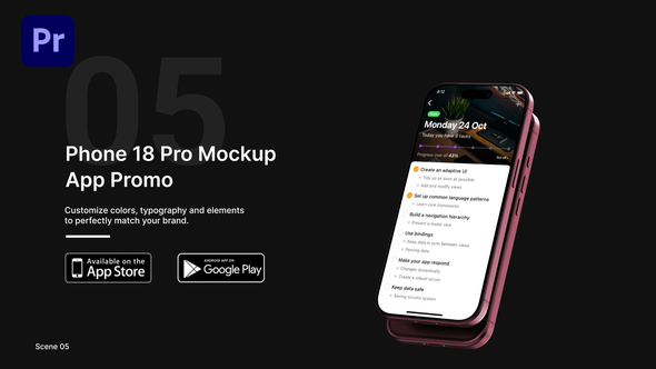 Phone 18 Pro Mockup | App Promo