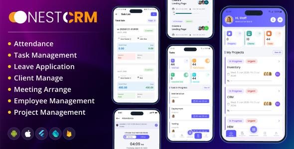 Onest CRM - Multiple Platform CRM Mobile Application