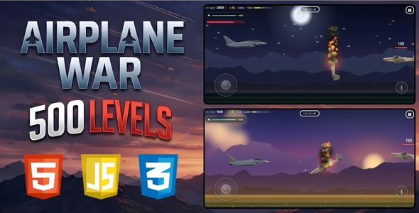 Airplane War | HTML5 Aircraft Shooter Game